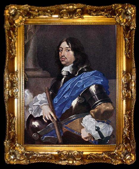 framed  Sebastien Bourdon King Charles X Gustav of Sweden, ta009-2
